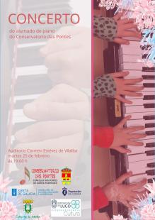 Concerto do alumnado do Conservatorio das Pontes